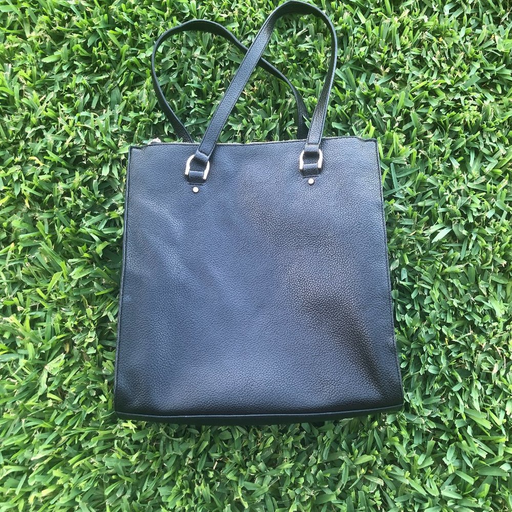 Shoulder  Faux Leather Black Handbag
